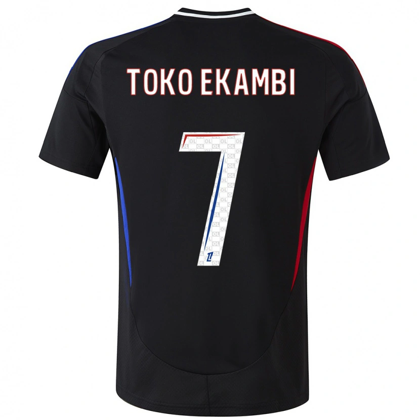Danxen Uomo Maglia Karl Toko Ekambi #7 Nero Kit Gara Away 2024/25 Maglietta