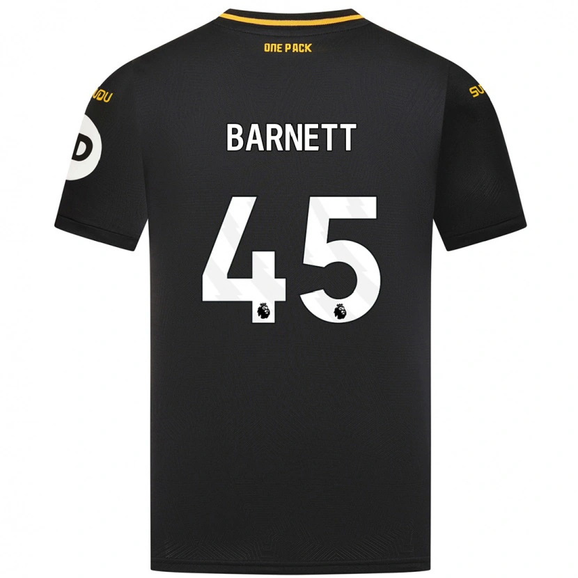 Danxen Uomo Maglia Ty Barnett #45 Nero Kit Gara Away 2024/25 Maglietta