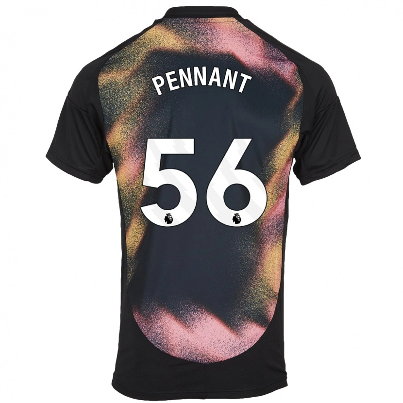 Danxen Uomo Maglia Terrell Pennant #56 Nero Bianco Kit Gara Away 2024/25 Maglietta