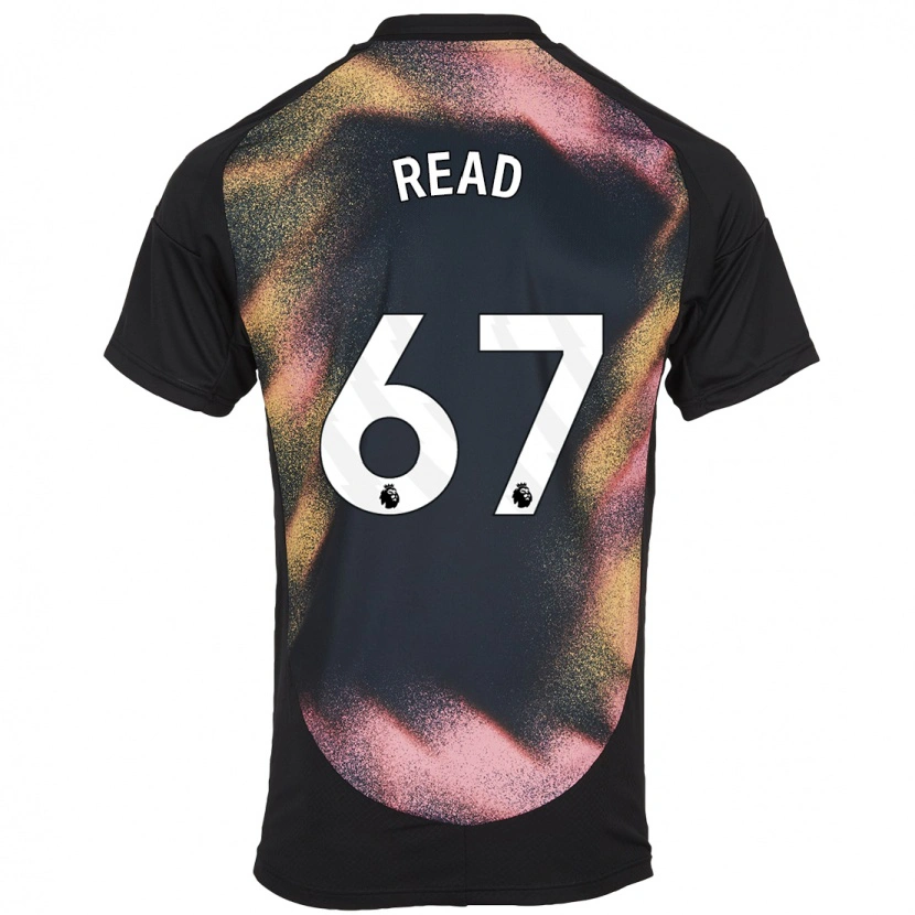 Danxen Uomo Maglia Cody Read #67 Nero Bianco Kit Gara Away 2024/25 Maglietta