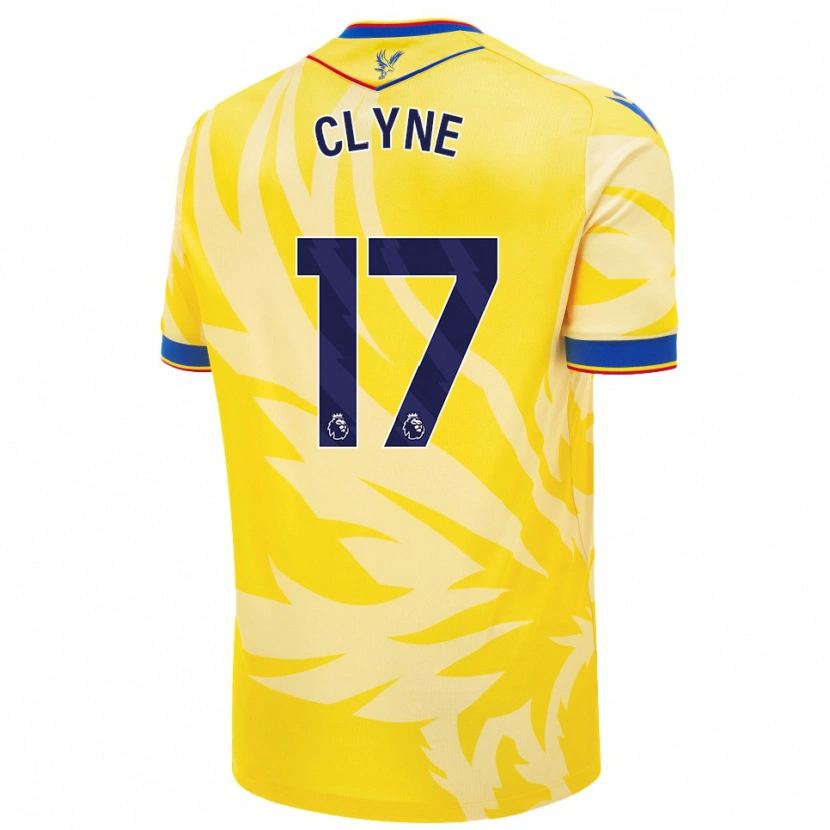 Danxen Uomo Maglia Nathaniel Clyne #17 Giallo Kit Gara Away 2024/25 Maglietta