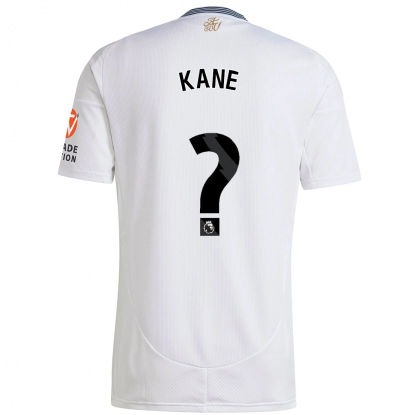 Danxen Uomo Maglia Kane Taylor #0 Bianco Kit Gara Away 2024/25 Maglietta