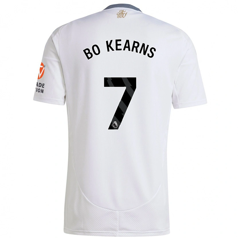 Danxen Uomo Maglia Missy Bo Kearns #7 Bianco Kit Gara Away 2024/25 Maglietta