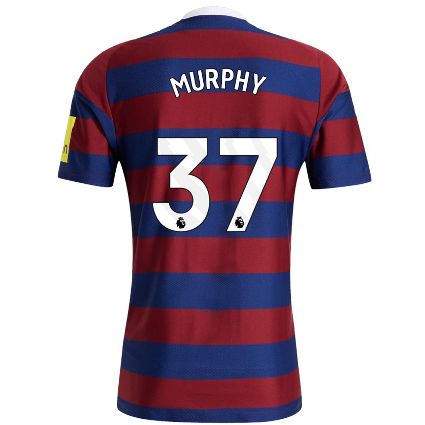 Danxen Uomo Maglia Alex Murphy #37 Borgogna Blu Navy Kit Gara Away 2024/25 Maglietta
