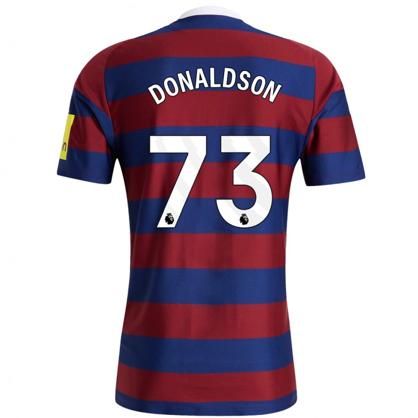 Danxen Uomo Maglia Josh Donaldson #73 Borgogna Blu Navy Kit Gara Away 2024/25 Maglietta