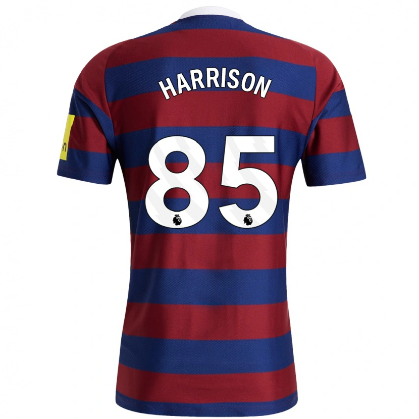 Danxen Uomo Maglia Adam Harrison #85 Borgogna Blu Navy Kit Gara Away 2024/25 Maglietta