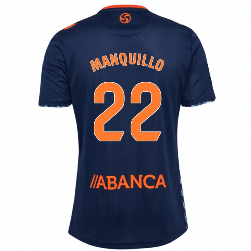 Danxen Uomo Maglia Javier Manquillo #22 Blu Navy Kit Gara Away 2024/25 Maglietta