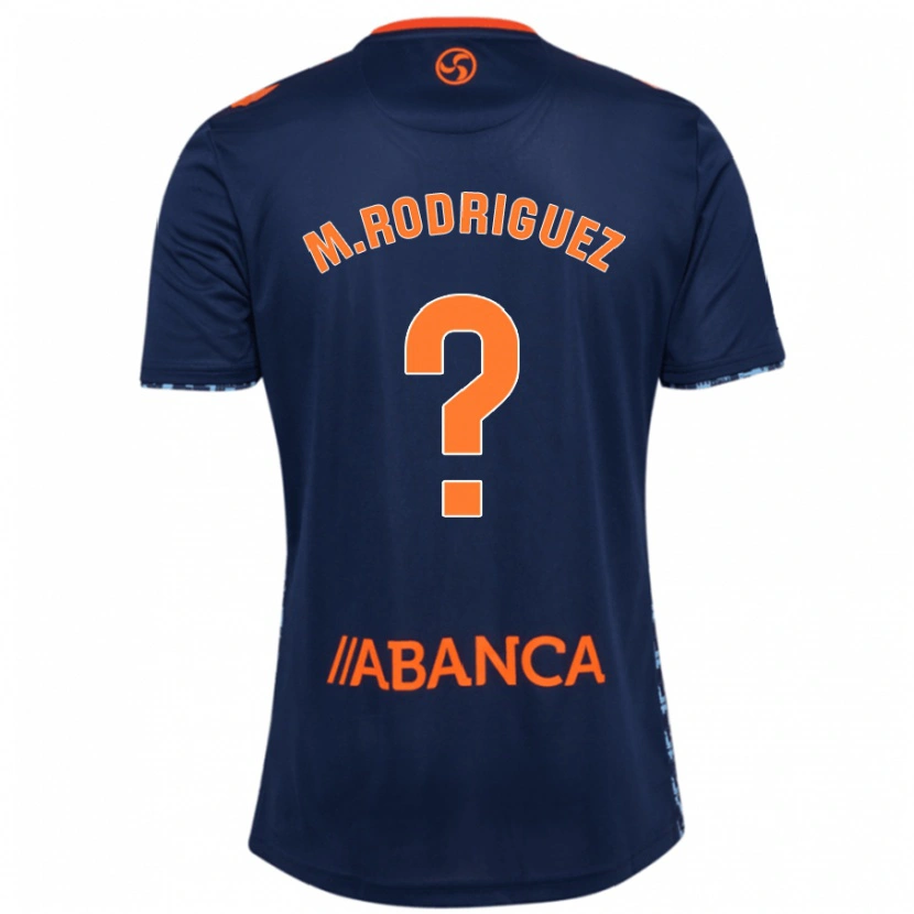 Danxen Uomo Maglia Manu Rodríguez #0 Blu Navy Kit Gara Away 2024/25 Maglietta