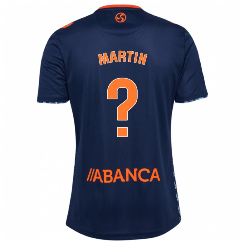 Danxen Uomo Maglia Pablo Martín #0 Blu Navy Kit Gara Away 2024/25 Maglietta