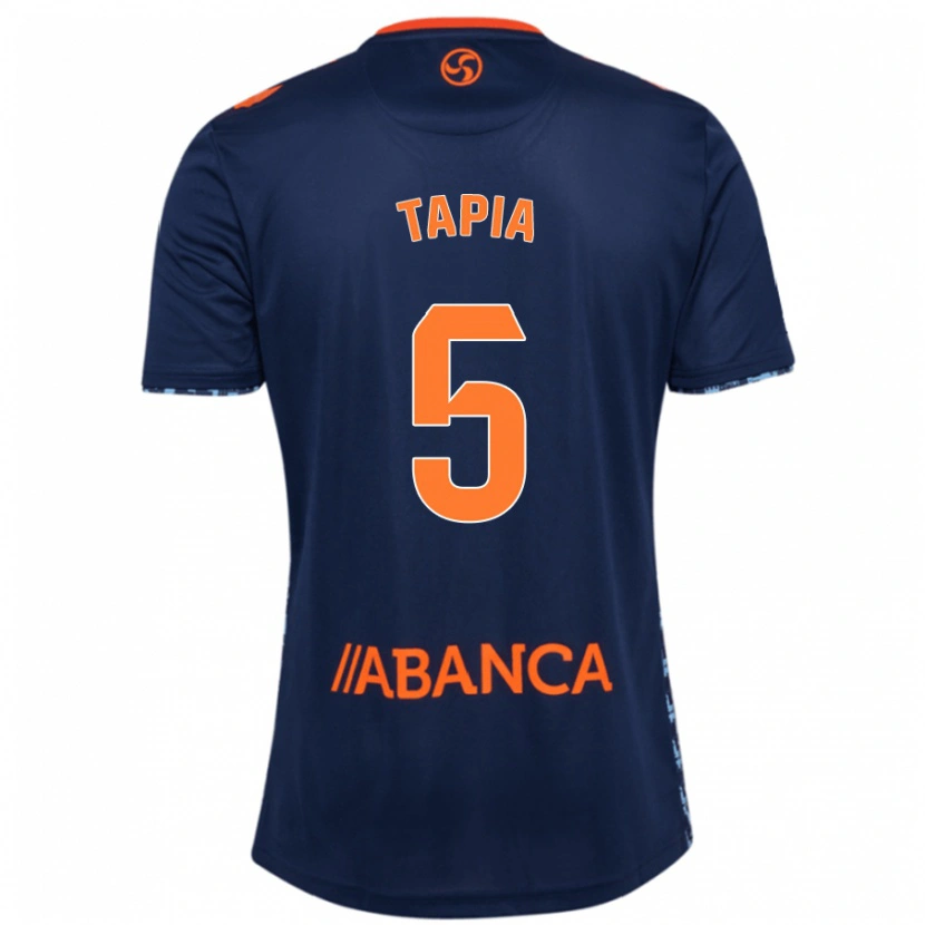 Danxen Uomo Maglia Renato Tapia #5 Blu Navy Kit Gara Away 2024/25 Maglietta