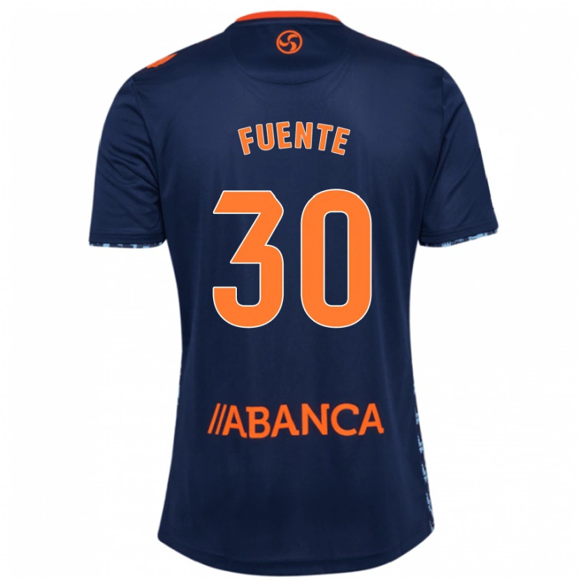 Danxen Uomo Maglia Mario Fuente #30 Blu Navy Kit Gara Away 2024/25 Maglietta
