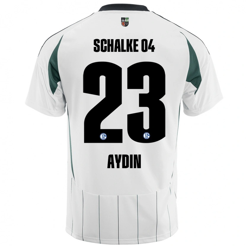 Danxen Uomo Maglia Mehmet Aydın #23 Bianco Verde Kit Gara Away 2024/25 Maglietta