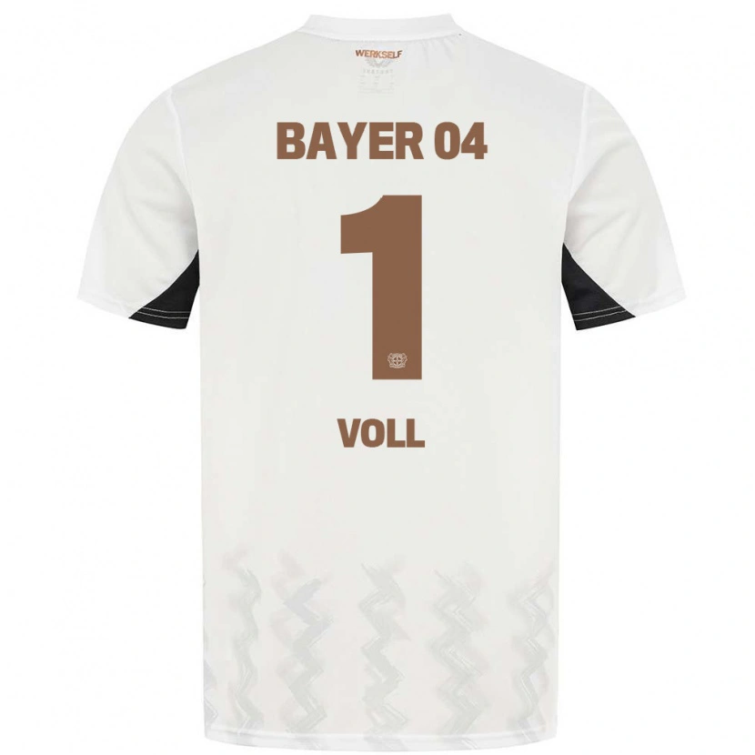 Danxen Uomo Maglia Charlotte Voll #1 Bianco Nero Kit Gara Away 2024/25 Maglietta