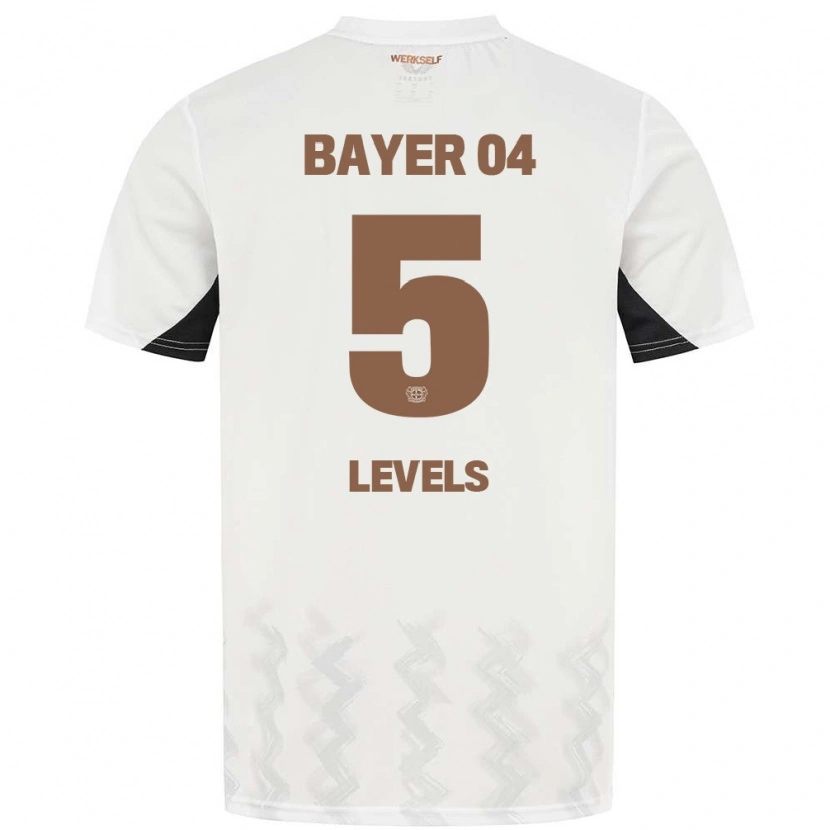 Danxen Uomo Maglia Janou Levels #5 Bianco Nero Kit Gara Away 2024/25 Maglietta