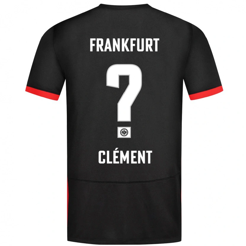 Danxen Uomo Maglia Noah Clément #0 Nero Kit Gara Away 2024/25 Maglietta