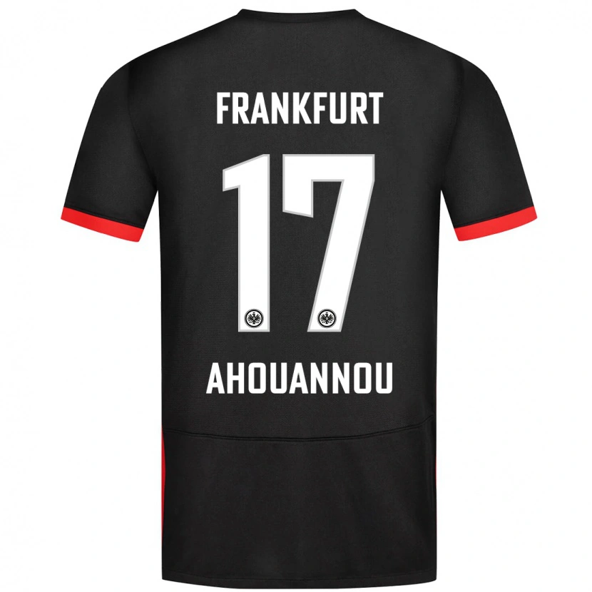 Danxen Uomo Maglia Yannis Ahouannou #17 Nero Kit Gara Away 2024/25 Maglietta