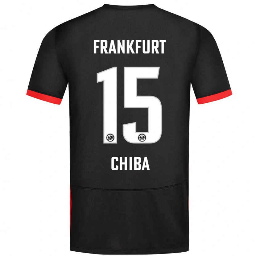 Danxen Uomo Maglia Remina Chiba #15 Nero Kit Gara Away 2024/25 Maglietta