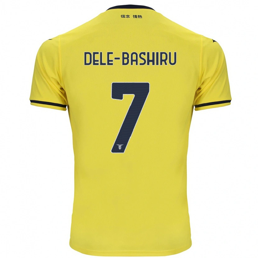 Danxen Uomo Maglia Fisayo Dele-Bashiru #7 Giallo Kit Gara Away 2024/25 Maglietta