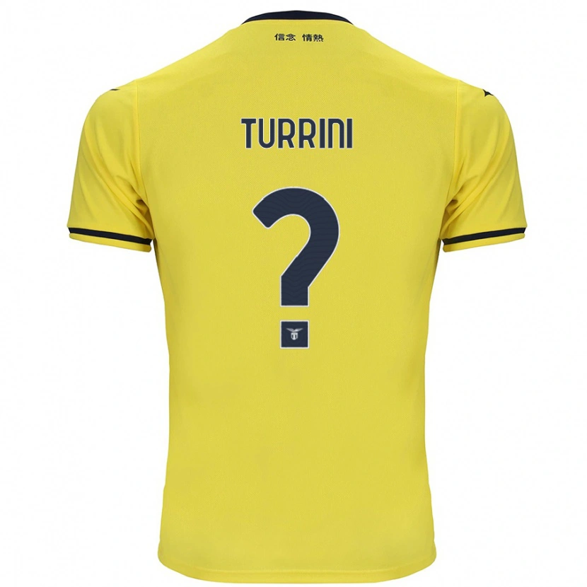 Danxen Uomo Maglia Giordano Turrini #0 Giallo Kit Gara Away 2024/25 Maglietta