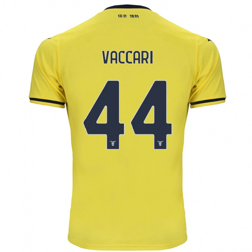 Danxen Uomo Maglia Flavia Vaccari #44 Giallo Kit Gara Away 2024/25 Maglietta