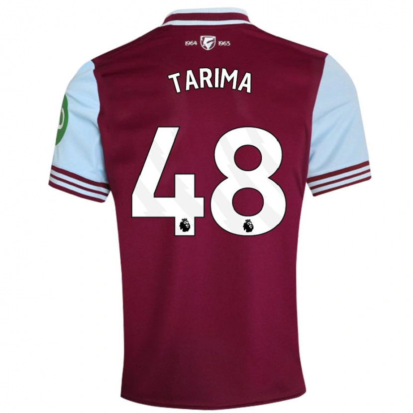 Danxen Donna Maglia Sean Tarima #48 Rosso Scuro Kit Gara Home 2024/25 Maglietta