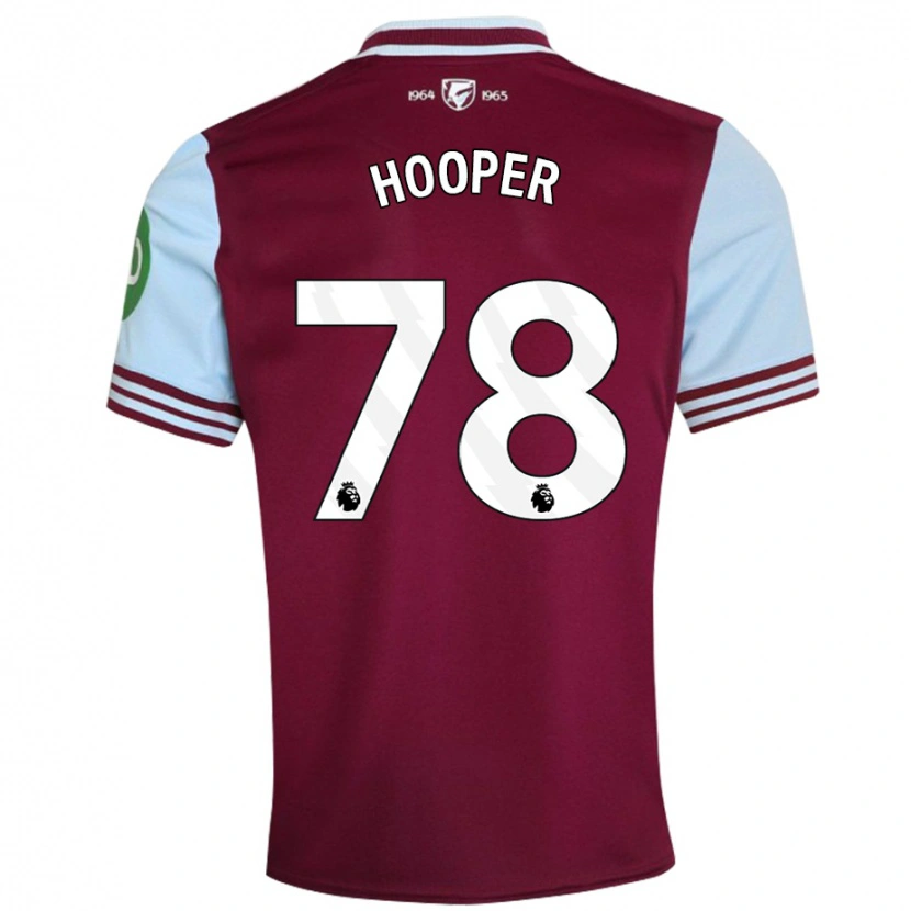 Danxen Donna Maglia Finley Hooper #78 Rosso Scuro Kit Gara Home 2024/25 Maglietta
