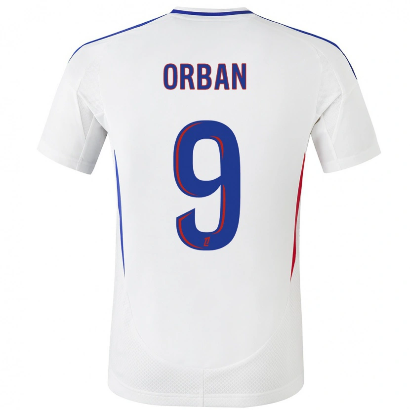 Danxen Donna Maglia Gift Orban #9 Bianco Blu Kit Gara Home 2024/25 Maglietta