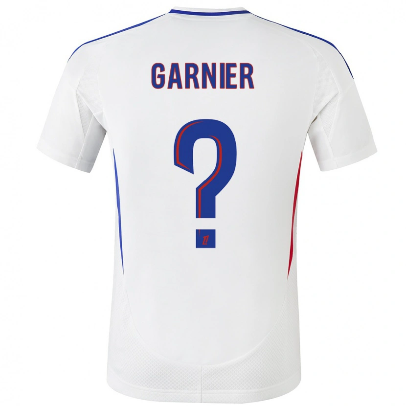 Danxen Donna Maglia Erawan Garnier #0 Bianco Blu Kit Gara Home 2024/25 Maglietta