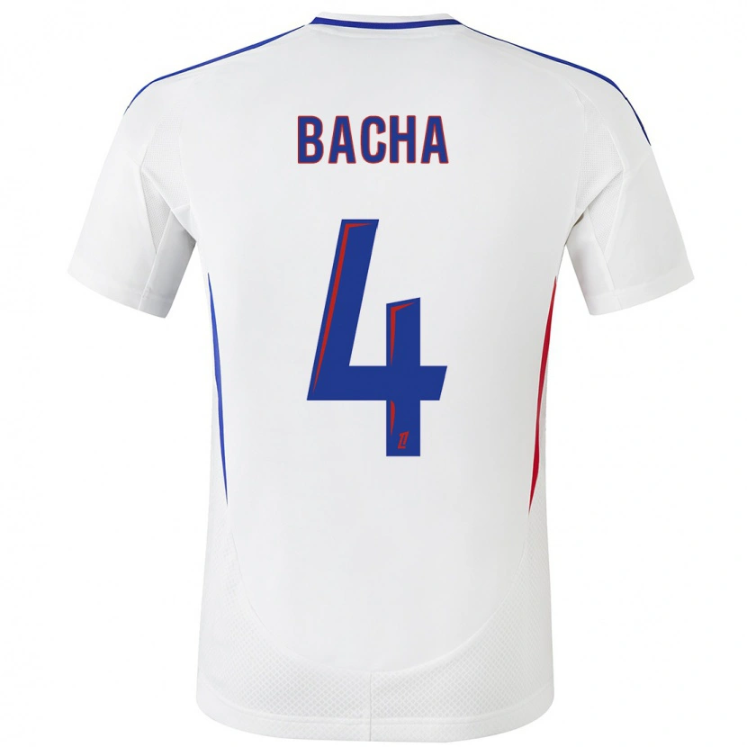 Danxen Donna Maglia Selma Bacha #4 Bianco Blu Kit Gara Home 2024/25 Maglietta