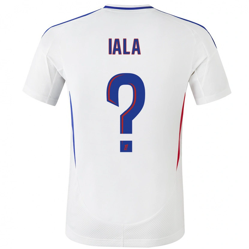 Danxen Donna Maglia Célestino Iala #0 Bianco Blu Kit Gara Home 2024/25 Maglietta