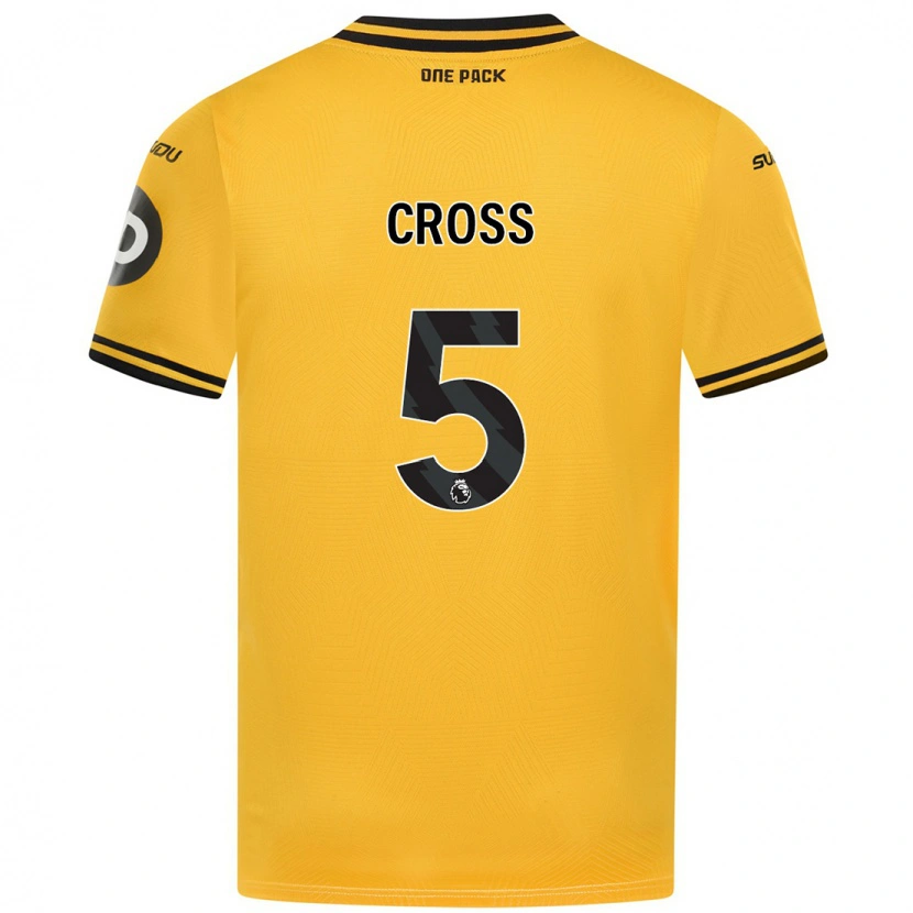 Danxen Donna Maglia Emma Cross #5 Giallo Kit Gara Home 2024/25 Maglietta