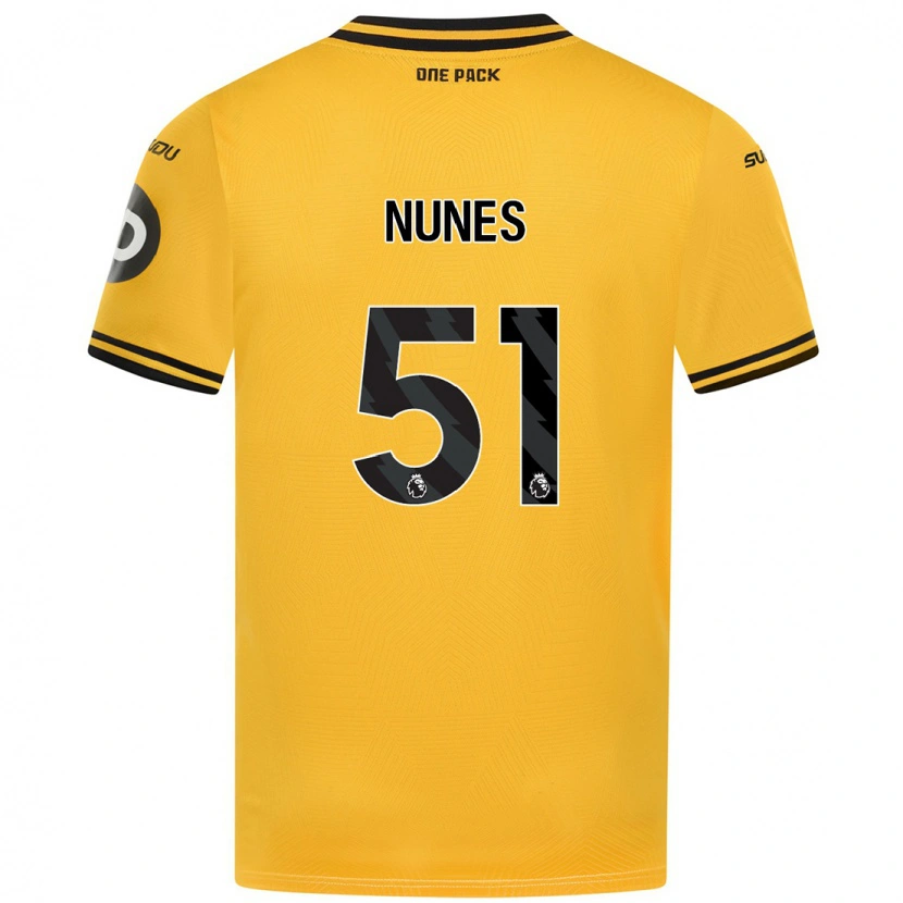 Danxen Donna Maglia Grazi Nunes #51 Giallo Kit Gara Home 2024/25 Maglietta