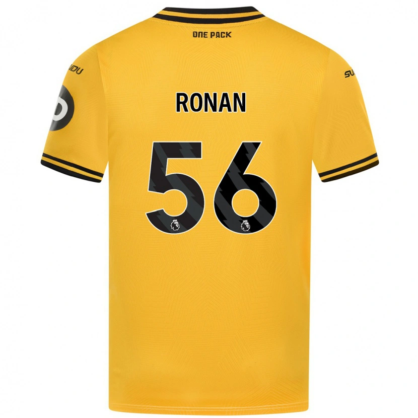 Danxen Donna Maglia Connor Ronan #56 Giallo Kit Gara Home 2024/25 Maglietta