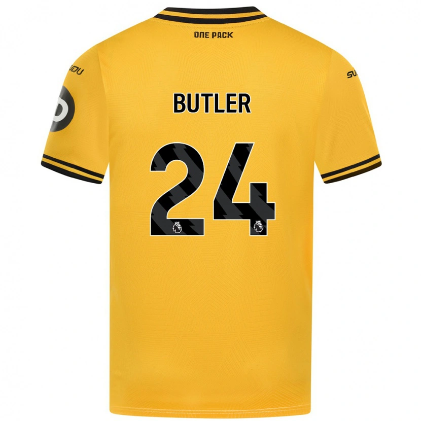 Danxen Donna Maglia Elli Butler #24 Giallo Kit Gara Home 2024/25 Maglietta