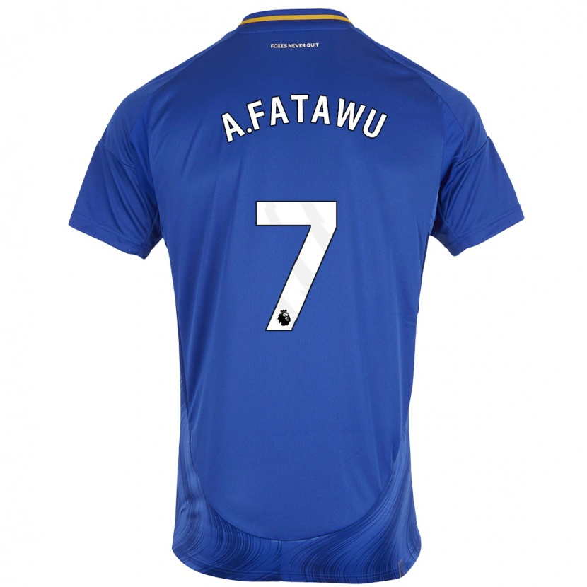 Danxen Donna Maglia Issahaku Fatawu #7 Blu Bianco Kit Gara Home 2024/25 Maglietta