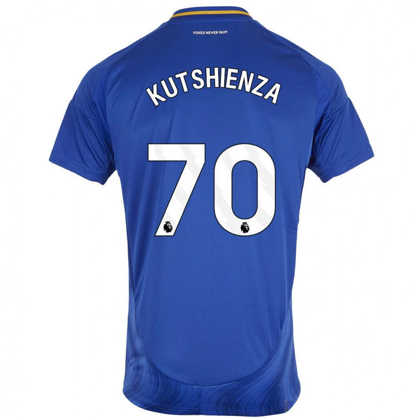 Danxen Donna Maglia Jesper Kutshienza #70 Blu Bianco Kit Gara Home 2024/25 Maglietta