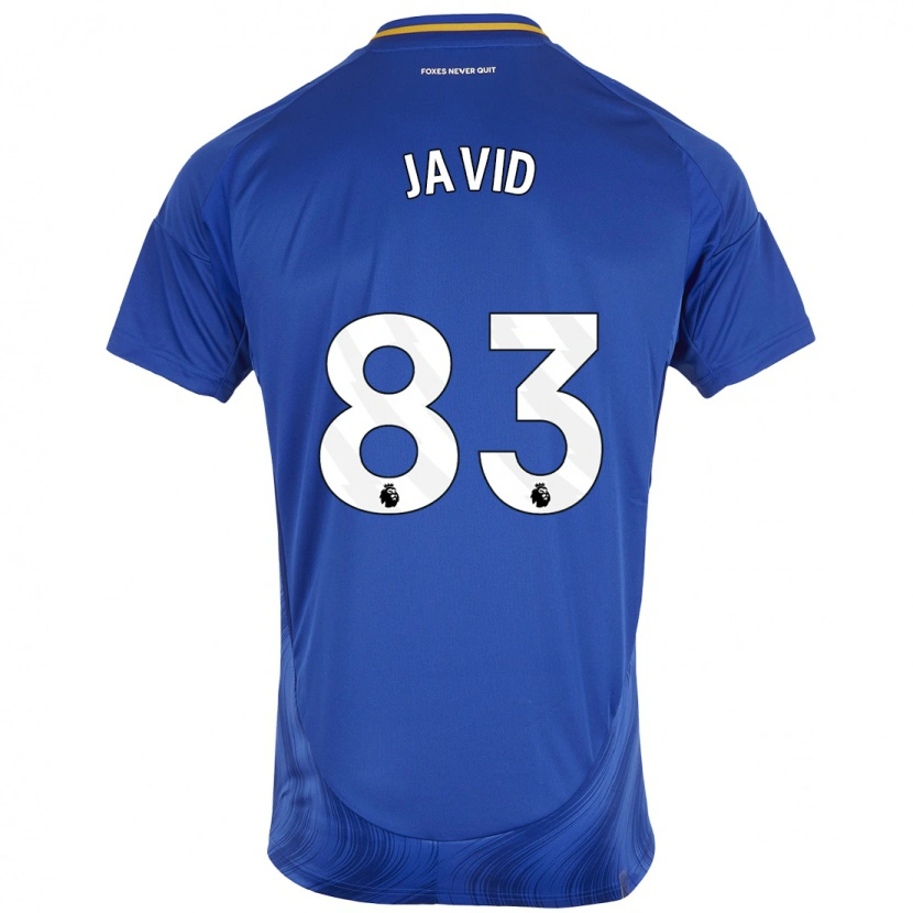 Danxen Donna Maglia Abdullah Javid #83 Blu Bianco Kit Gara Home 2024/25 Maglietta