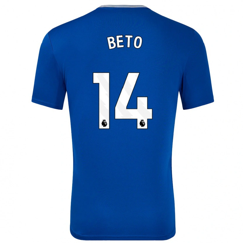 Danxen Donna Maglia Beto #14 Blu Con Kit Gara Home 2024/25 Maglietta