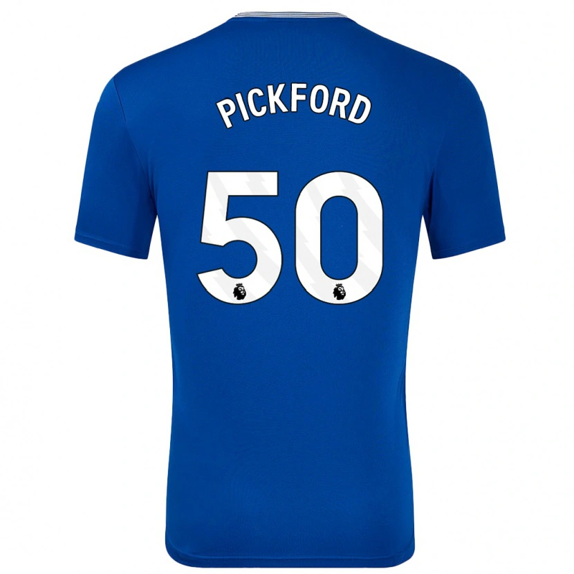 Danxen Donna Maglia George Pickford #50 Blu Con Kit Gara Home 2024/25 Maglietta