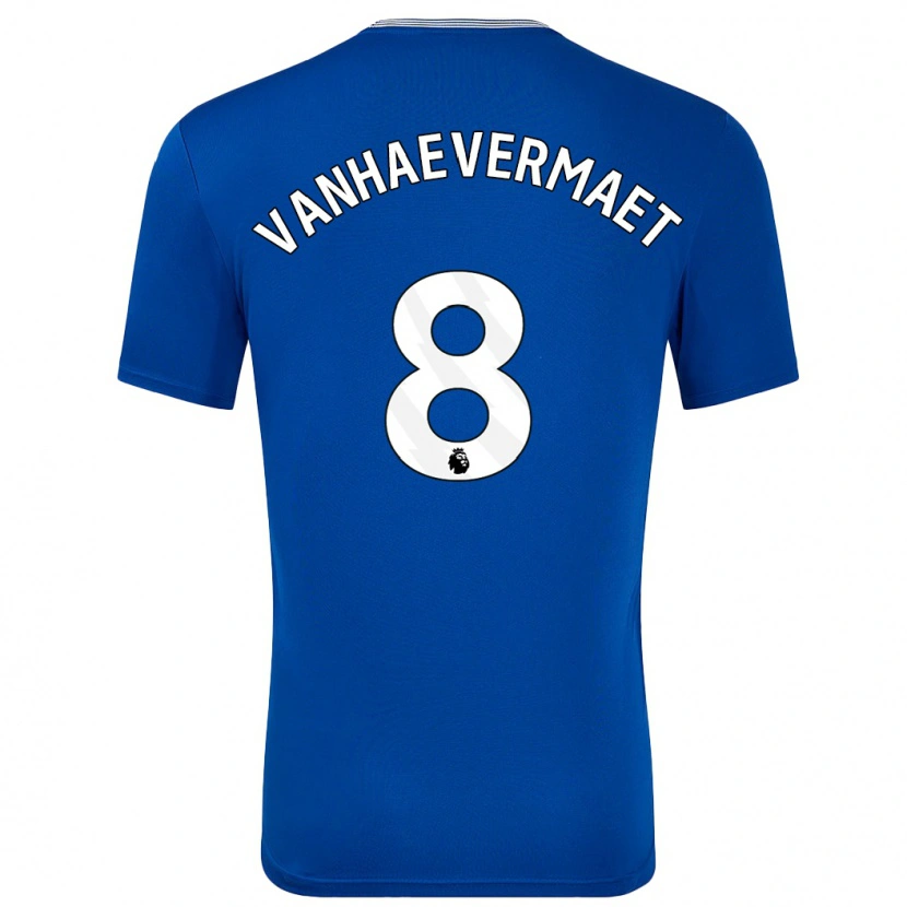 Danxen Donna Maglia Justine Vanhaevermaet #8 Blu Con Kit Gara Home 2024/25 Maglietta