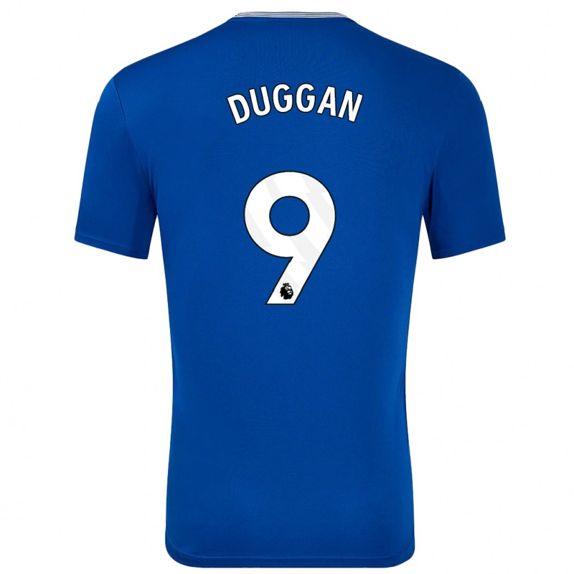 Danxen Donna Maglia Toni Duggan #9 Blu Con Kit Gara Home 2024/25 Maglietta