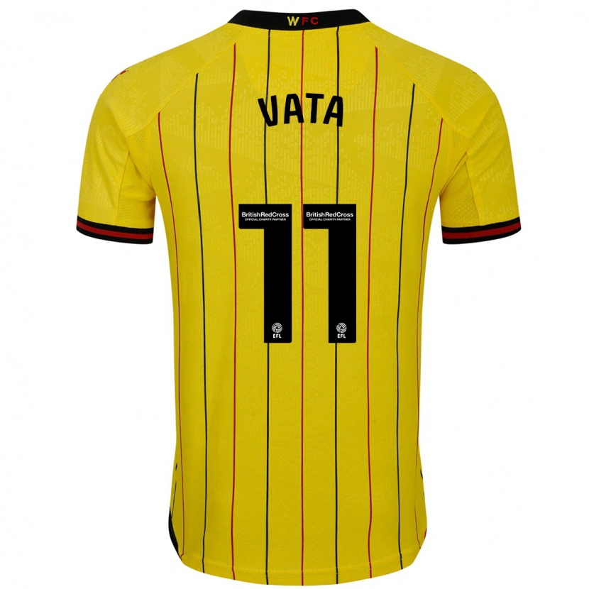 Danxen Donna Maglia Rocco Vata #11 Giallo Nero Kit Gara Home 2024/25 Maglietta