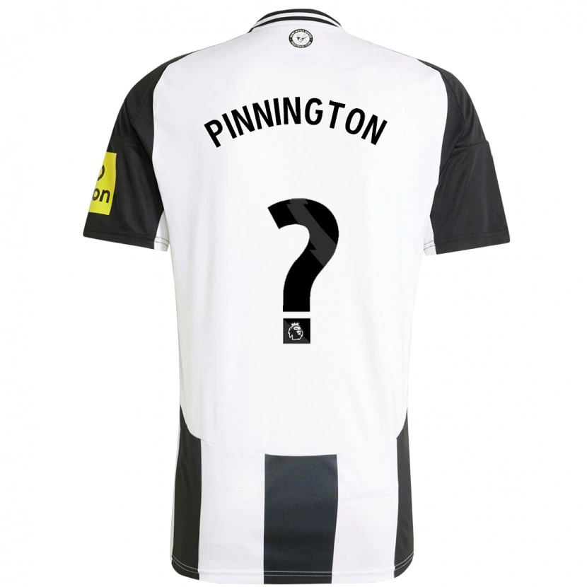 Danxen Donna Maglia Sam Pinnington #0 Bianco Nero Kit Gara Home 2024/25 Maglietta