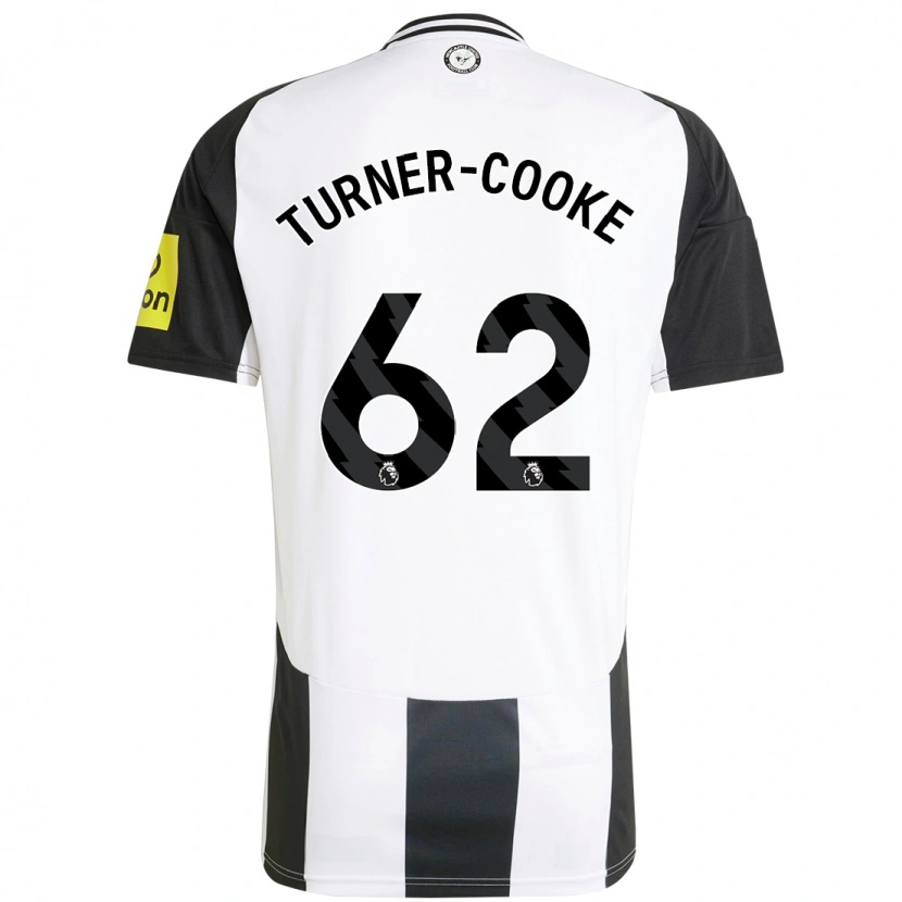 Danxen Donna Maglia Jay Turner-Cooke #62 Bianco Nero Kit Gara Home 2024/25 Maglietta