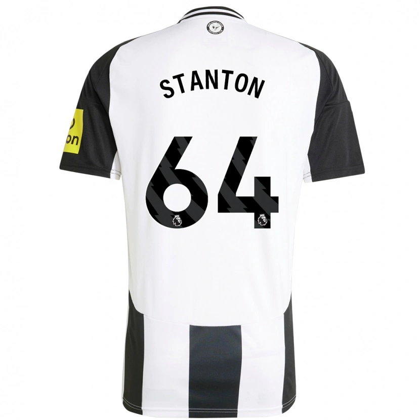 Danxen Donna Maglia Ellis Stanton #64 Bianco Nero Kit Gara Home 2024/25 Maglietta