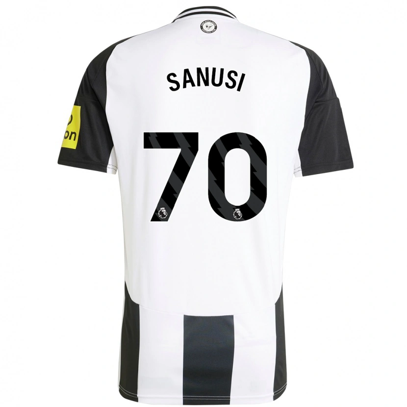 Danxen Donna Maglia Trevan Sanusi #70 Bianco Nero Kit Gara Home 2024/25 Maglietta