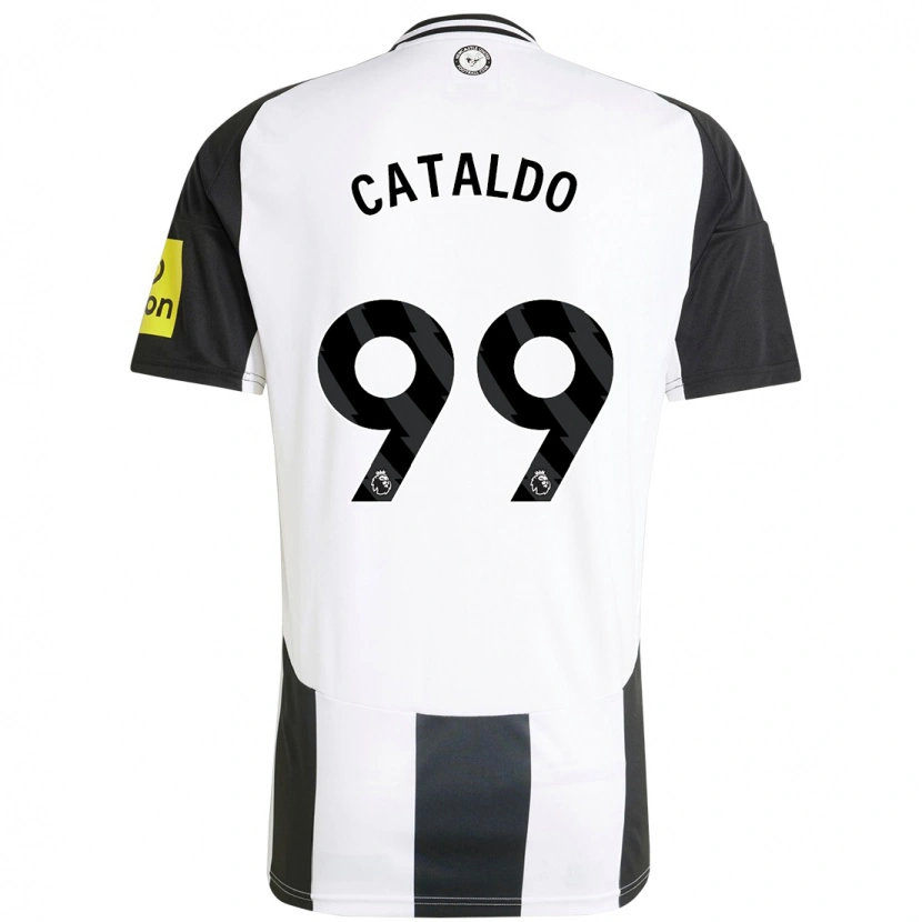 Danxen Donna Maglia Lia Cataldo #99 Bianco Nero Kit Gara Home 2024/25 Maglietta