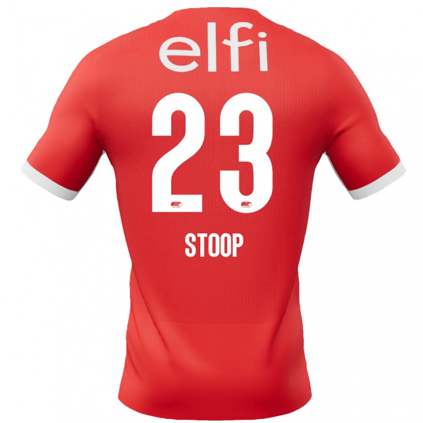 Danxen Donna Maglia Maudy Stoop #23 Rosso Bianco Kit Gara Home 2024/25 Maglietta