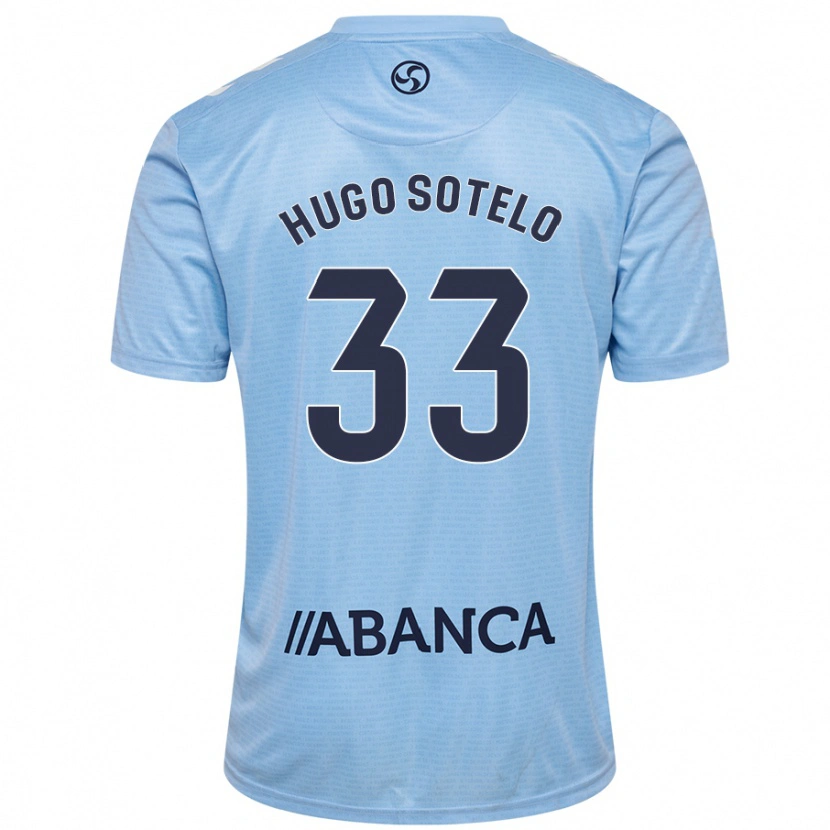 Danxen Donna Maglia Hugo Sotelo #33 Celeste Kit Gara Home 2024/25 Maglietta