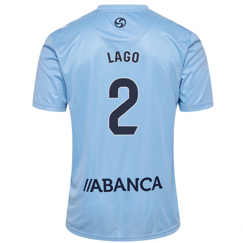 Danxen Donna Maglia Yoel Lago #2 Celeste Kit Gara Home 2024/25 Maglietta